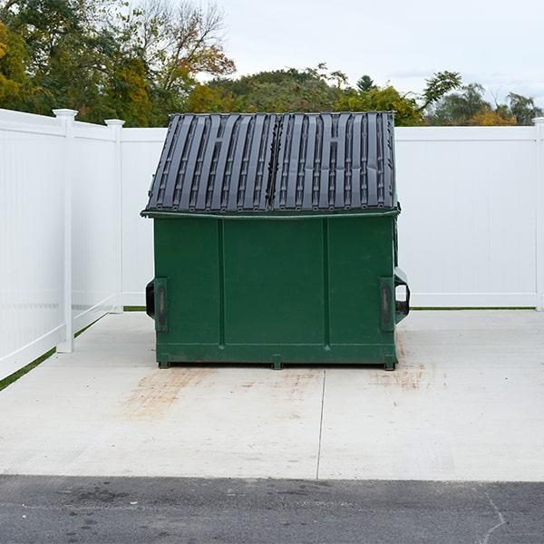 rental periods for commercial dumpsters vary based upon the customer's needs